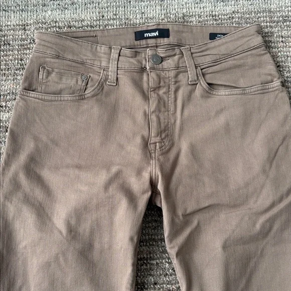 Mavi Men's Tan/Brown Zach Straight Jeans Size 32” X 30” Pant - Picture 2 of 7